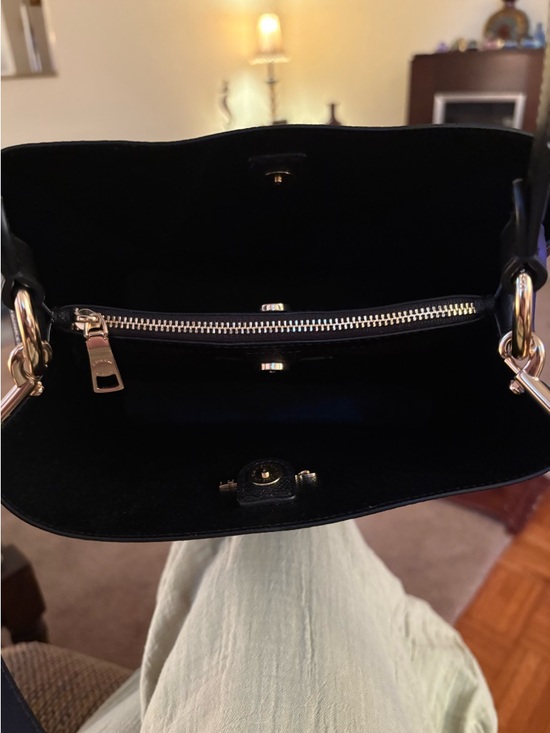 NWOT COACH Mollie Signature Bucket Bag in Black/Brown - Picture 5 of 6